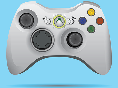 Xbox Controller controller illustration illustrator xbox