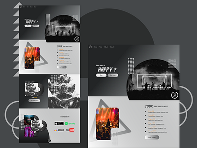 Web Design for Band Profile