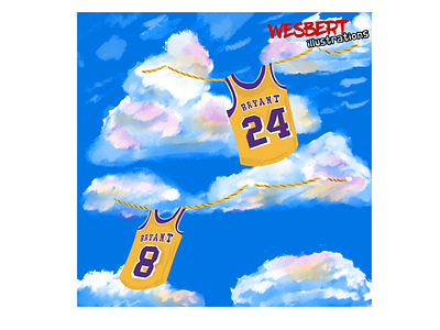 Kobe Bryant Tribute drawing huion illustration photoshop