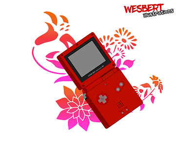 GameBoy Illustration huion illustration minimal photoshop vector