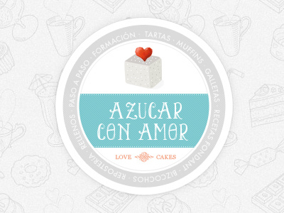 Dribbble Azucar azucarconamor cakes logo muffins sugar