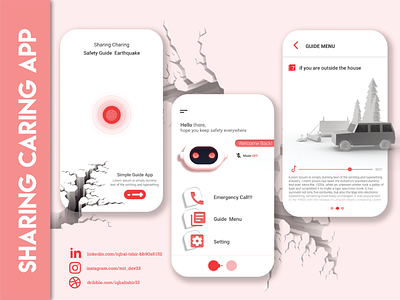 Sharing Caring Design Mobile App