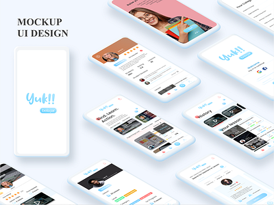 YukBelajar E-Learning apps android appdesign clean design education app educational find iphone learn learning lessons listen minimal mobile online search ui ux watch
