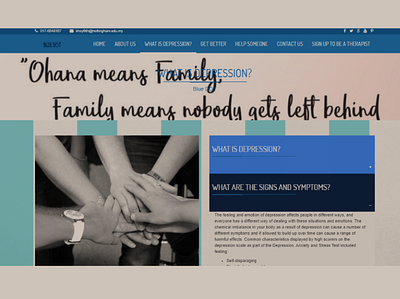 BlueDOT| Depression Online Test FYP - Nominated for Best Project design illustration minimal photography ui ux web website