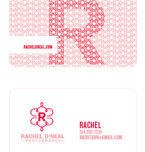 Rop Businesscards classic elegant pattern photography pink