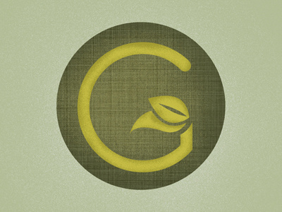 G g green icon leaf letter logo mark typography