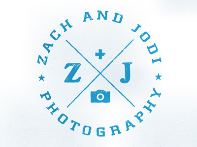 Z+J blue camera film j letter letters lockup photo photography shoot z