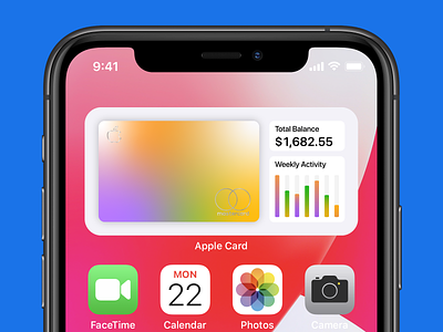 iOS 14 Apple Card Widget