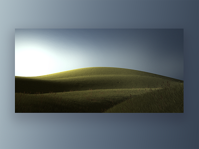 Green Wave 3d cgi cinema4d landscape motion graphics octane photography render rendering