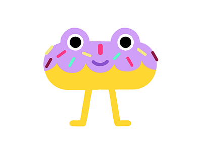Doughnut character characterdesign color digital digitalart doughnut draw drawing fun graphic haveaniceday work