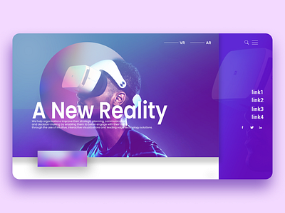 A New Reality Landing Page