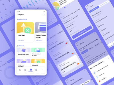 Mobile App. banking business components design interface ui ux