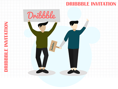 Dribbble Invitation dribbble invitation illustration invitation