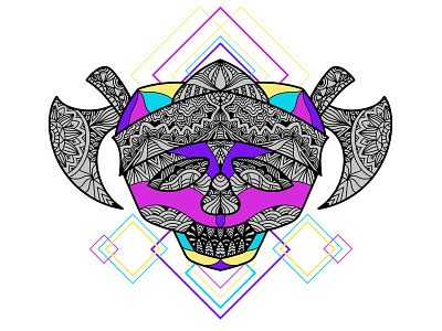 Ornament Skull Pirates Decorative - 4 art artwork decorative design drawing etnic illustration line line art ornament pattern stained glass unique vintage