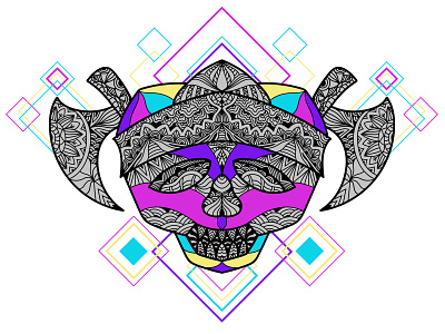 Ornament Skull Pirates Decorative - 6 animals art artwork decorative design drawing drawingart illustration lineart ornament pattern stained glass vintage