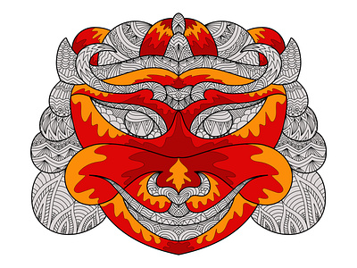 Ornament Ethnic Mask Decorative - 2