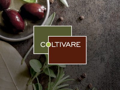 Coltivare brand food logo restaurant