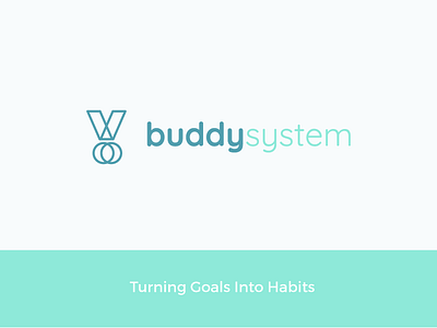 Buddy System App app goals habits icon logo teamwork