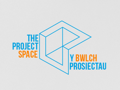 The Project Space branding logo welsh