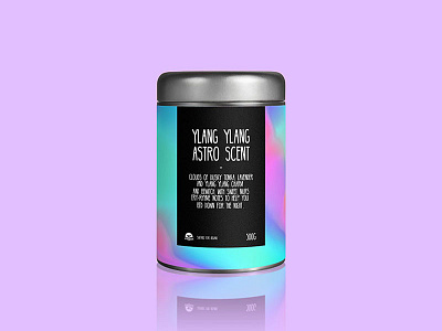 Something Strange Co. cosmetic neon packaging packaging design product design