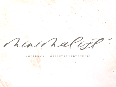 Minimalist Script – Modern Calligraphy Fonts canva font