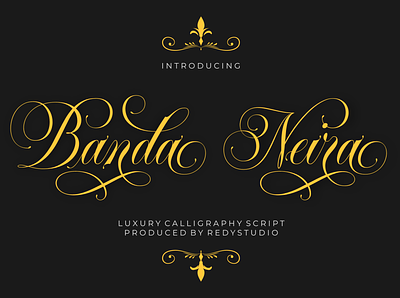 Banda Neira Script – Elegant Calligraphy Fonts branding business cards graphic design logo valentines fonts