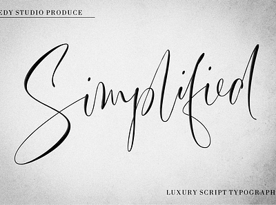 Simplified – Casual Chic Font branding cursive font graphic design handwriting font instagram logo typography