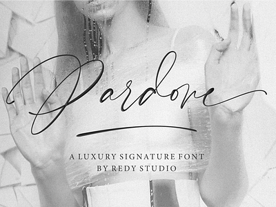 Pardone – Luxury Signature Font branding graphic design logo trending