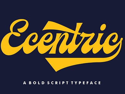 Ecentric Retro Fonts