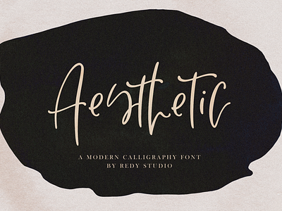 Aesthetic – Modern Calligraphy Font