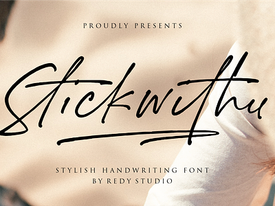 Stickwithu – Stylish Handwritten Font beautiful font branding design graphic design handwritten instagram logo typography valentines fonts