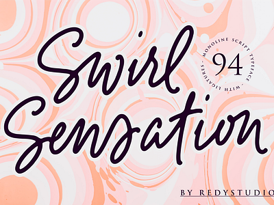 Swirl Sensations – Monoline Calligraphy Fonts