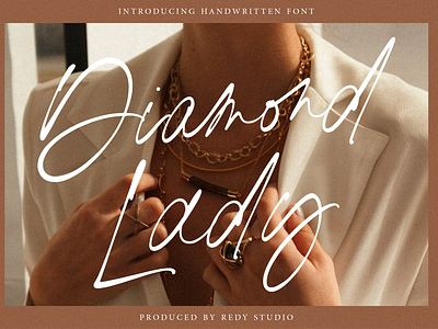 Diamond Lady – Handwritten Font branding graphic design logo trending font typography