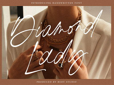 Diamond Lady – Handwritten Font branding graphic design logo trending font typography