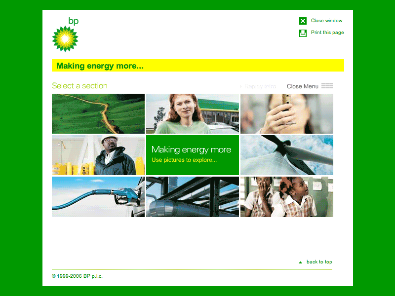 2006 bp interactive report flash web