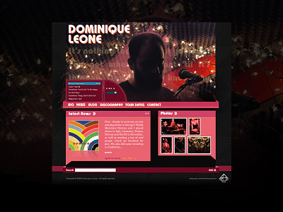 Dominique Music Website 2009