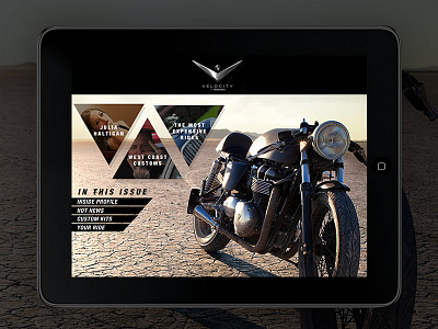 Velocity Digital Magazine (e-zine) Concept 2012