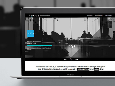 Designation: Focus Chicago Design Calendar calendar design events website