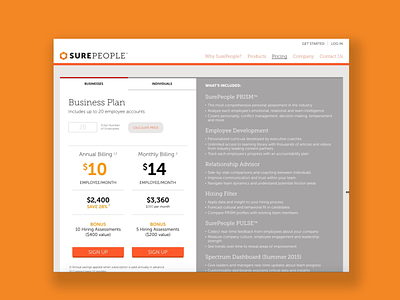 Responsive Price Plan Design mobile web design responsive responsive layout web