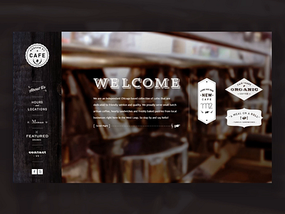 Responsive Behavior for a Cafe Website cafe responsive responsive design rwd screencapture web web design website design
