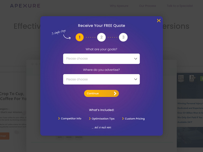Browse thousands of Form Popup images for design inspiration | Dribbble