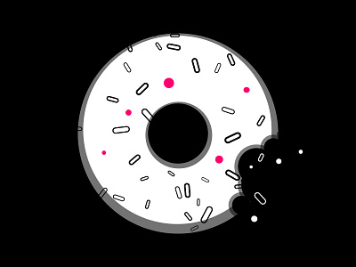 Donut donut simple vector