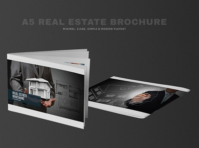 A5 Real Estate Catalogue / Brochure a5 branding branding design brochure brochure design catalog design design lanscape layoutdesign real estate