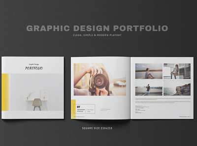 Graphic design Portfolio clean design graphic design layoutdesign minimal portfolio design simple