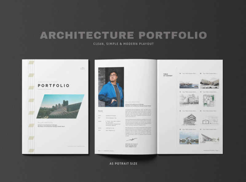 A5 Architecture Portfolio by alhaytar on Dribbble