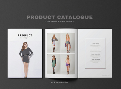 Product Catalogue a4 size catalog design clean design fashion design layoutdesign letter lookbook minimal product design simple