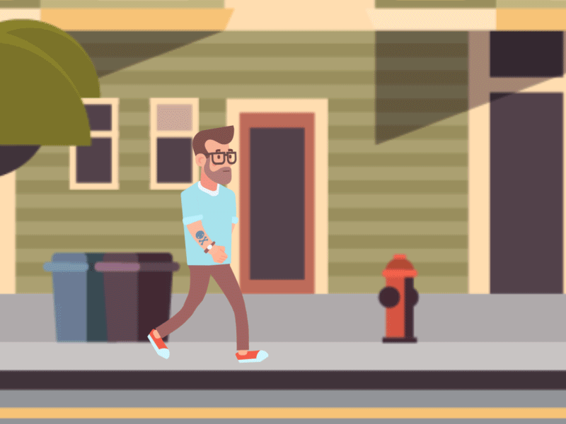 Man walking adobe adobe after effects adobe aftereffects character character animation design illustration man walkiking motion design motion graphic walking
