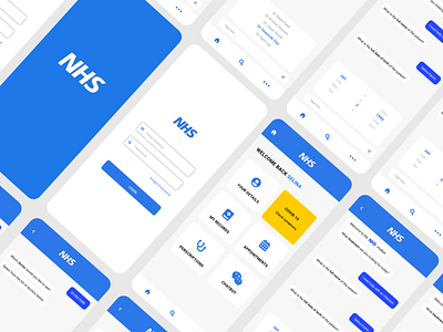 Daily UI 003 - AI chatbot in healthcare app app design branding design health healthcare healthcare app illustration illustrator nhs redesign ui uiux ux