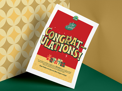 White Elephant 2020 Congratulations Letter branding christmas games graphic design handlettering holidays identity illustration interactive letterhead lettering retro typography ui
