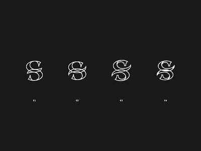 SDC Ambi-Monogram ambigram brand c classy d handlettering identity lettering logo monogram s serif studio typography